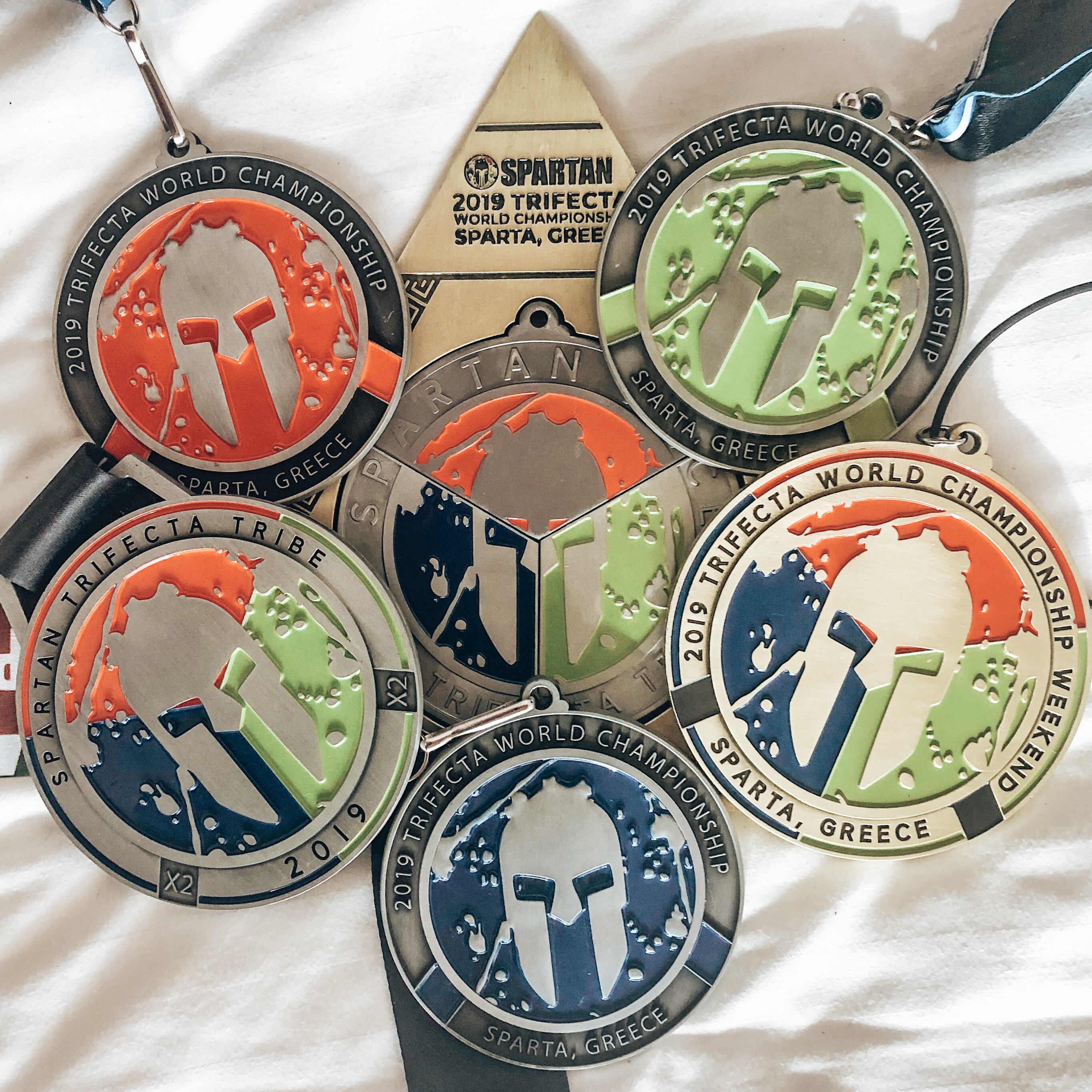 Spartan Trifecta Medals
